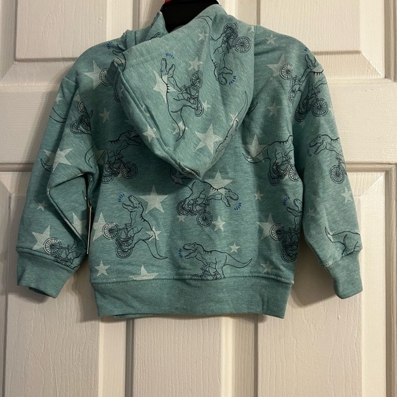 NWT Garanimals Toddler Boys Hoodie in Teal spa - Picture 3 of 3